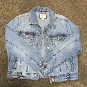 Slightly Cropped Jean Jacket